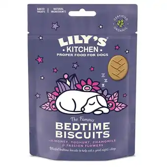 Tesco Lily's Kitchen Dog Treats Bedtime Biscuits 80g (Pack of 8) offer