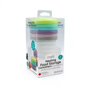 Tesco Melii Nesting Food Storage Containers 6 Pack offer