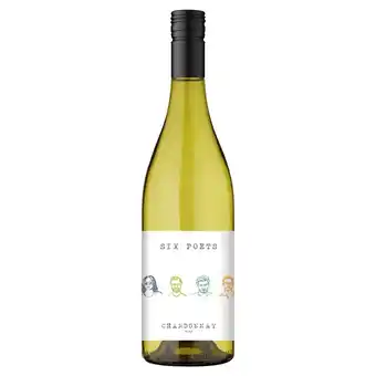 Tesco Six Poets Chardonnay 75cl offer