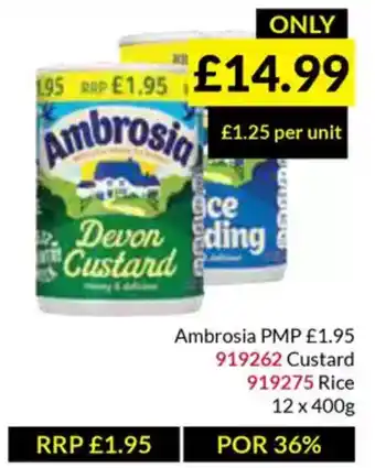 Musgrave MarketPlace Ambrosia offer