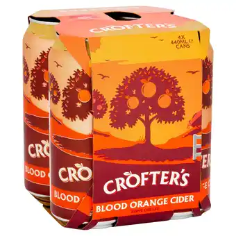 Tesco Crofter's Blood Orange Cider 4x440ml offer