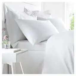 Tesco West Park Retreat White 300 Thread Count Deep Fitted Sheet King Size offer