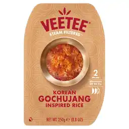 Tesco Veetee Korean Gochujang Inspired Rice Tray 250g offer