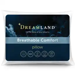 Tesco Dreamland Breathable Comfort Bed Pillows - 2 Pack offer