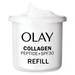 Tesco Olay Collagen Peptide SPF30 Day Cream Pop Refill 50ml offer