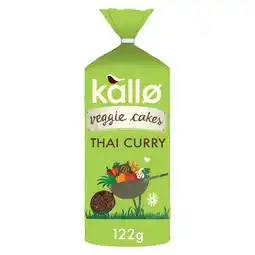 Tesco Kallo Lentil & Pea Veggie Cakes Thai Curry 122g offer