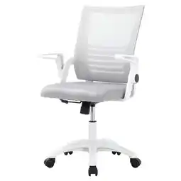 Tesco Living and Home Mesh Swivel Ergonomic Office Chair - Grey offer