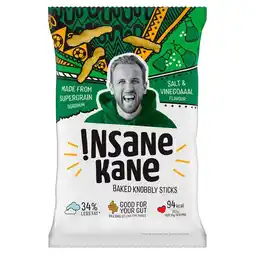 Tesco Insane Kane Salt & Vinegoaaal Flavour Crisps 80g offer