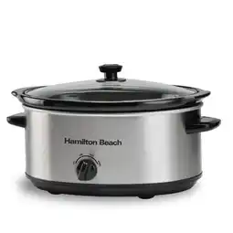 Tesco Hamilton Beach 6.5L Slow Cooker Silver offer