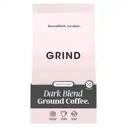 Tesco Grind, Dark Blend Ground Coffee, 200 grams offer