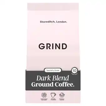 Tesco Grind, Dark Blend Ground Coffee, 200 grams offer