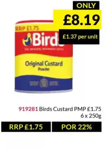 Musgrave MarketPlace Birds Custard offer