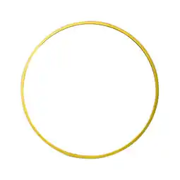 Tesco Living and Home Nordic Round Bathroom Wall Mirror - 50cm - Gold offer