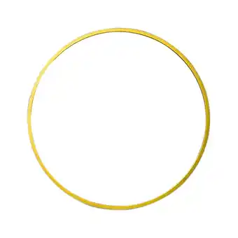 Tesco Living and Home Nordic Round Bathroom Wall Mirror - 50cm - Gold offer