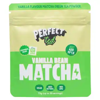 Tesco PerfectTed Matcha Powder Vanilla 75g offer