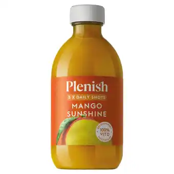 Tesco Plenish Mango Sunshine 5 Daily Shots 300ml offer