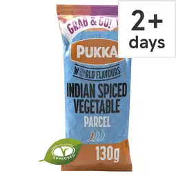 Tesco Pukka Indian Spiced Vegetable Parcel offer