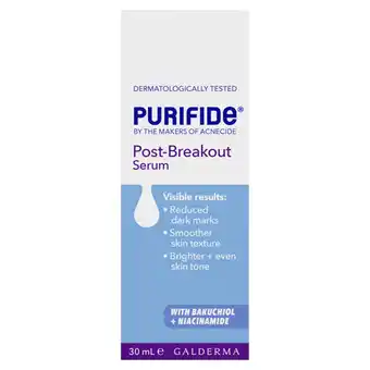 Tesco Purifide Post-Breakout Serum 30ml offer