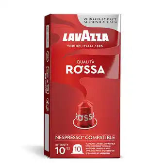 Tesco LAVAZZA Qualità Rossa Ground coffee capsules 10 pcs offer