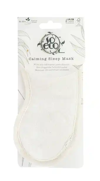 Tesco So Eco Calming Sleep Eye Mask offer