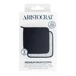 Tesco Aristocrat Premium Grooming Wash Cloths (2 Pack) offer