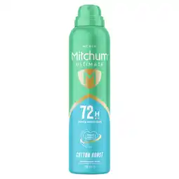 Tesco Mitchum Ultimate 72H Cotton Burst Anti Perspirant & Deodorant 250ml offer