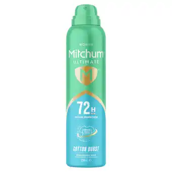 Tesco Mitchum Ultimate 72H Cotton Burst Anti Perspirant & Deodorant 250ml offer