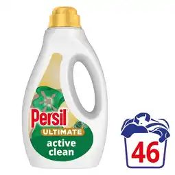 Tesco Persil Ultimate Active Clean Bio Laundry Washing Detergent 46 Washes 1242ml offer