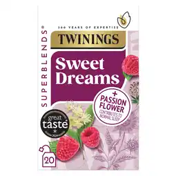 Tesco Twinings Sprbds Sweet Dreams 20 Tea Bags 40G offer