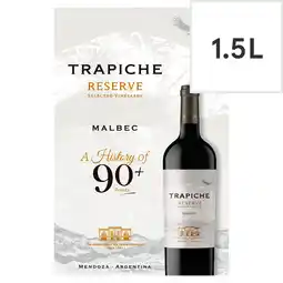 Tesco Trapiche Reserve Malbec 1.5L offer