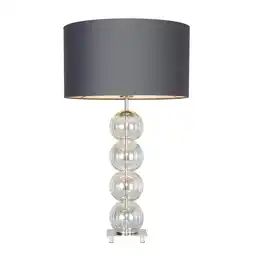 Tesco BHS Metro Stack Table Lamp, Nickel offer