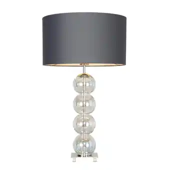 Tesco BHS Metro Stack Table Lamp, Nickel offer