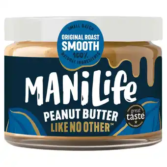 Tesco Manilife Original Roast Smooth Peanut Butter 275g offer