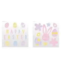 Tesco Assorted Easter Gel Window Stickers Sheet offer