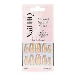 Tesco Nail HQ Almond Natural Glaze Nails offer