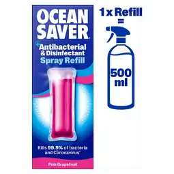 Tesco Oceansaver Surface Cleaner Pnk/Grft 9Ml offer