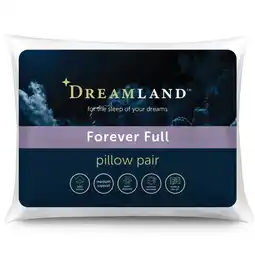 Tesco Dreamland Forever Full Bed Pillows - 2 Pack offer