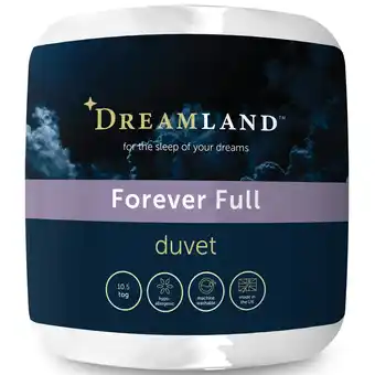 Tesco Dreamland Forever Full Duvet - 10.5 Tog - Double offer