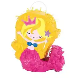 Tesco Mermaid Mini Pinata Decoration 19cm offer