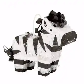 Tesco Zebra Mini Pinata Decoration 17cm offer