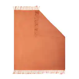 Tesco BHS Chenille Throw, Terracotta offer