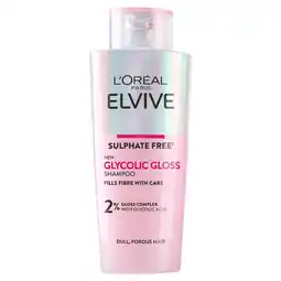 Tesco L'Oreal Paris Elvive Glycolic Gloss Shampoo 200ml offer