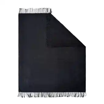 Tesco BHS Chenille Throw, Charcoal offer