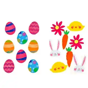 Tesco Assorted Easter Felt Embellishments Arts & Crafts - Pack of 8 offer