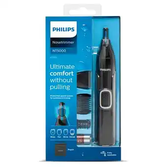 Tesco Philips NT5650/16 Series 5000 Cordless Nose Trimmer offer