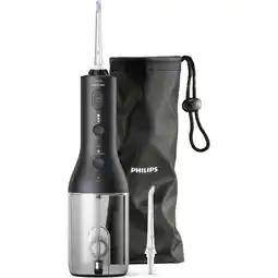 Tesco Philips Sonicare 3000 HX3826/33 Cordless Power Flosser Black offer