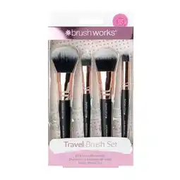 Tesco Brushworks Travel Makeup Brush Set offer