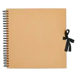 Tesco Papermania Scrapbook, Kraft, Brown, 12 x 12 offer