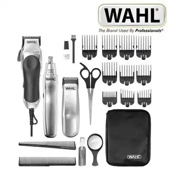 Tesco Wahl Deluxe Chrome Pro Corded Hair Clipper Trimmer Grooming Set WM80103-801 offer