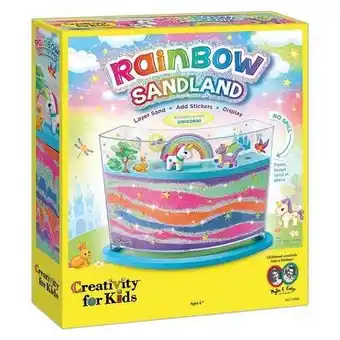 Tesco Creativity For Kids Rainbow Sandland, Rainbow, Craft Kit offer